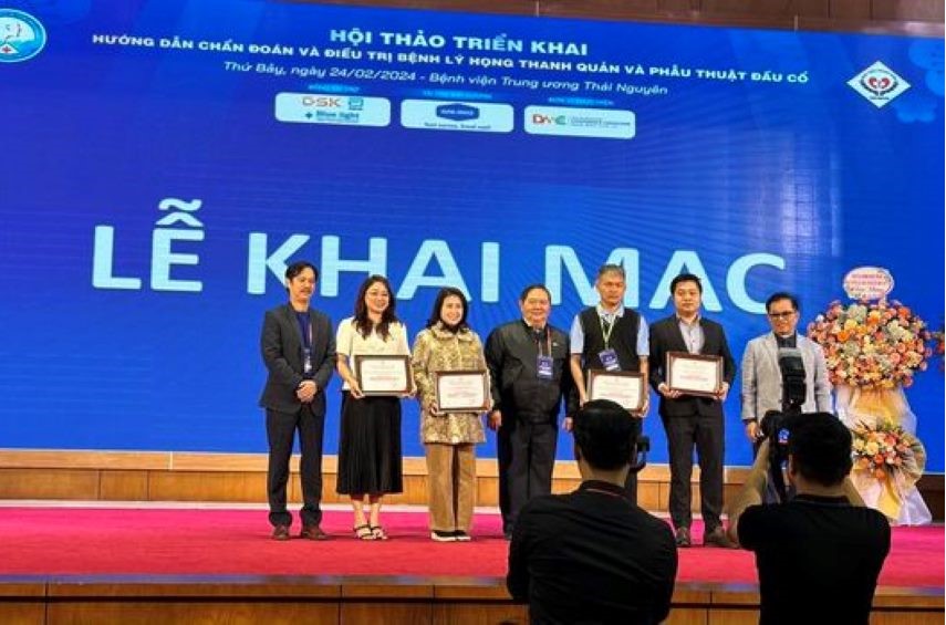 Anvy đồng hành cùng Hội Tai Mũi Họng Việt Nam năm 2024 tại BVĐK TW Thái Nguyên