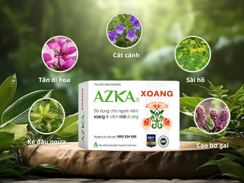 Các thành phần thảo dược có trong Azka Xoang