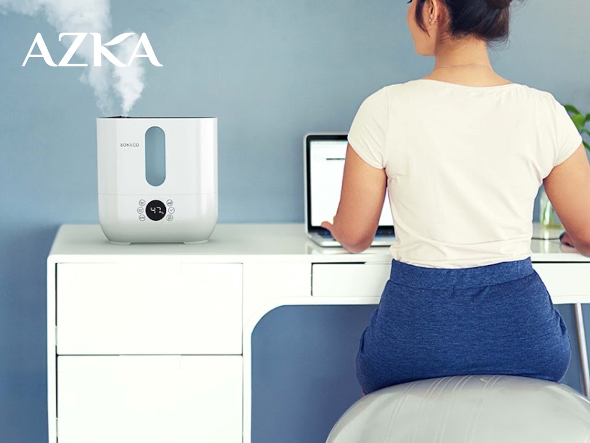 Tạo môi trường không khí ẩm giúp cải thiện tình trạng ngạt mũi