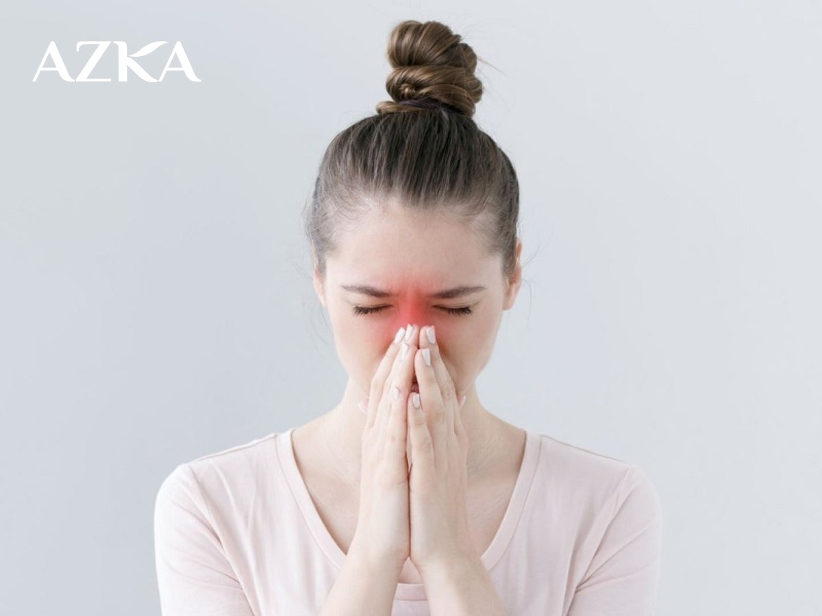 Nhiễm trùng xoang gây đau nhức dữ dội vùng mặt trán