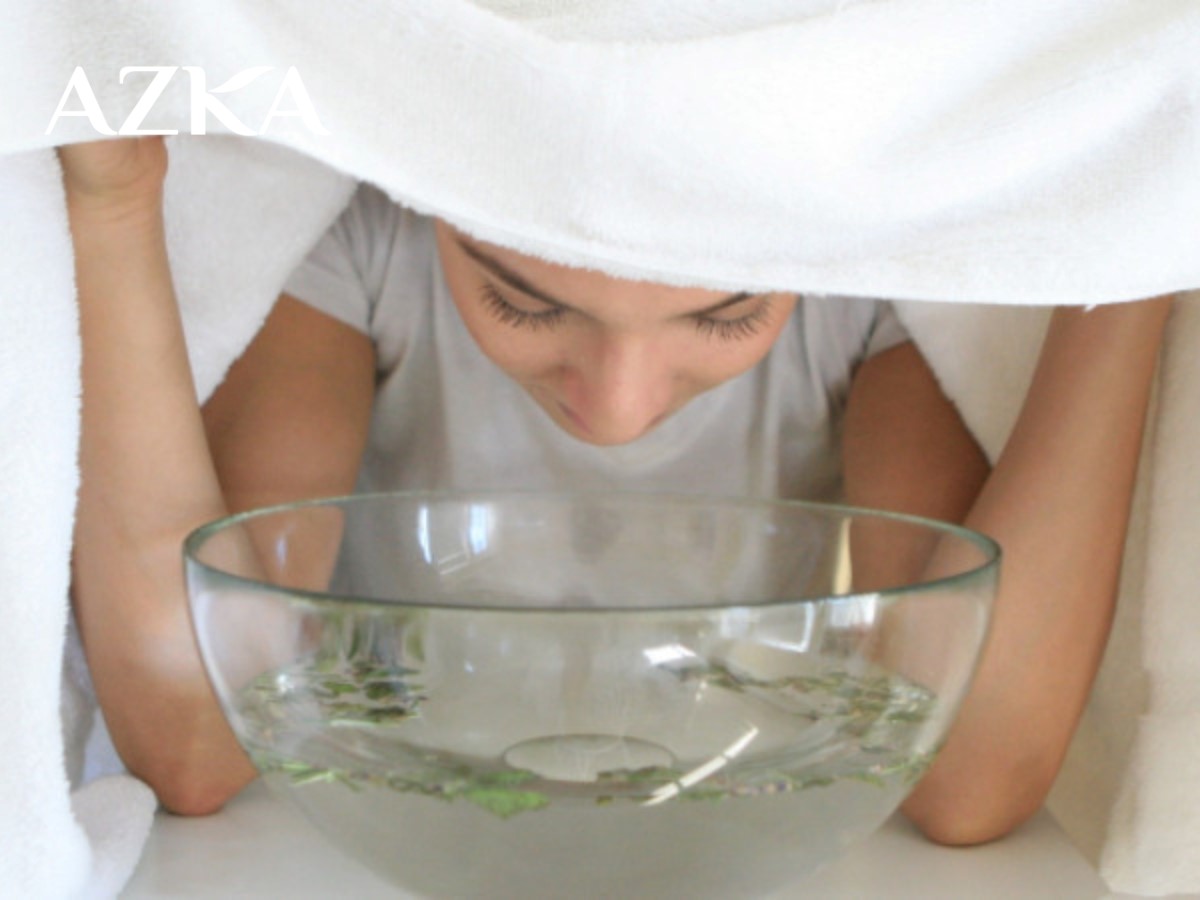 Xông hơi giúp giảm tình trạng sổ mũi