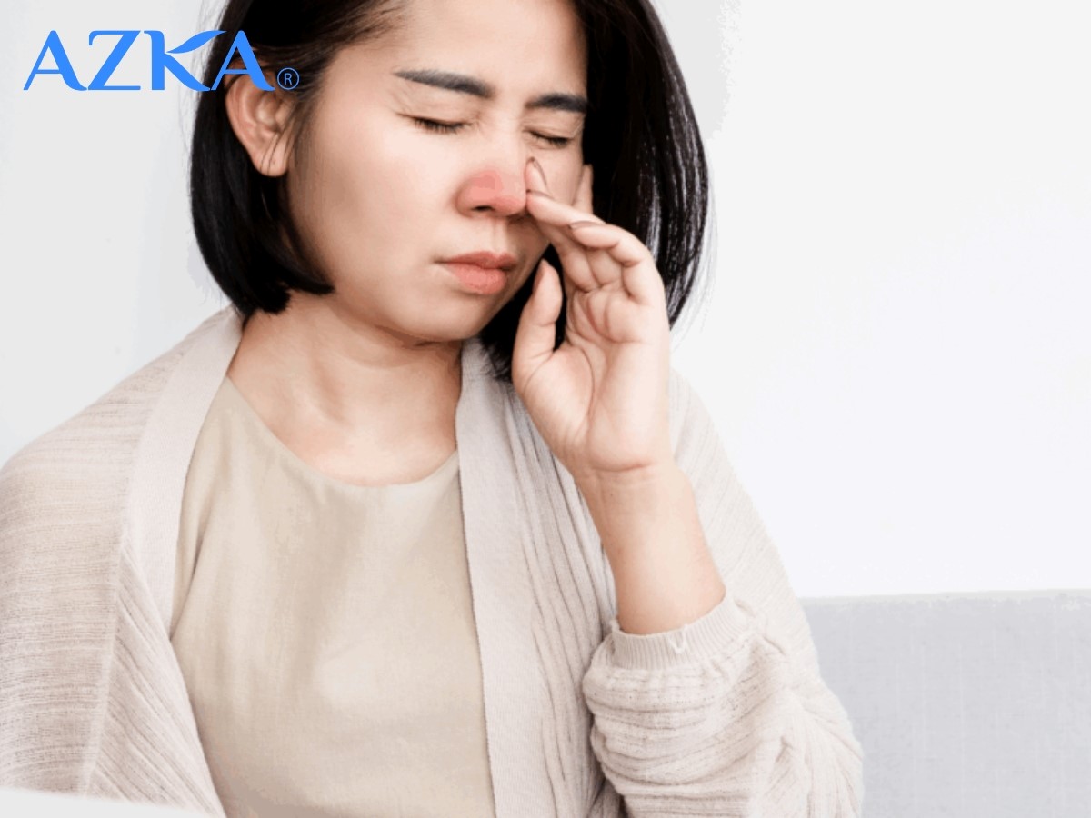 Viêm xoang gây giảm khả năng ngửi của khứu giác