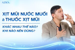 Xịt mũi nước muối và thuốc xịt mũi khác nhau thế nào? Khi nào nên dùng?