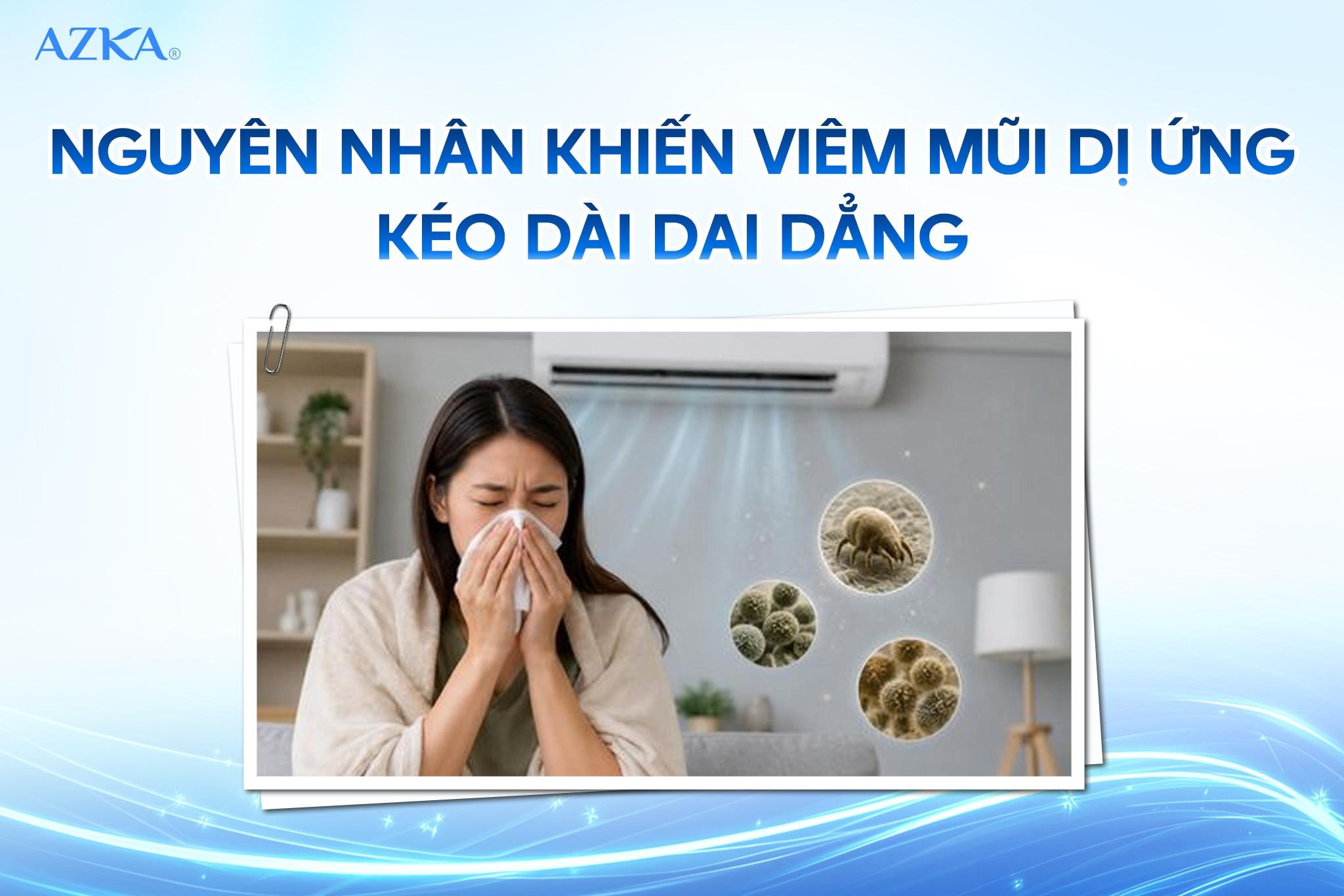 Một số nguyên nhân khiến mũi hay bị dị ứng