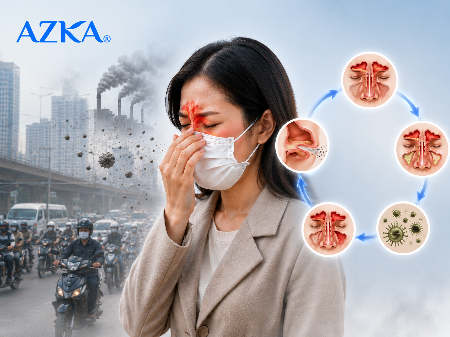 Một số nguyên nhân khiến bệnh xoang dễ tái phát