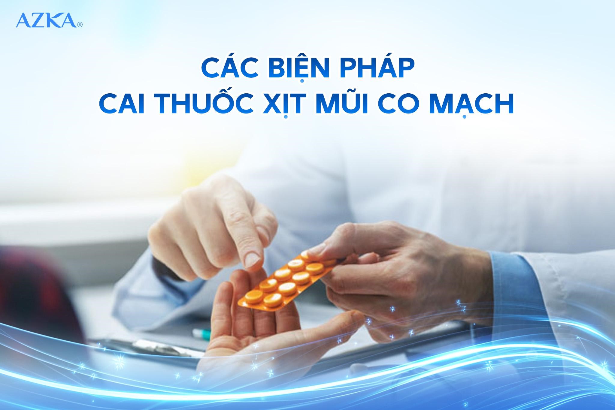 Các biện pháp ngừng thuốc co mạch