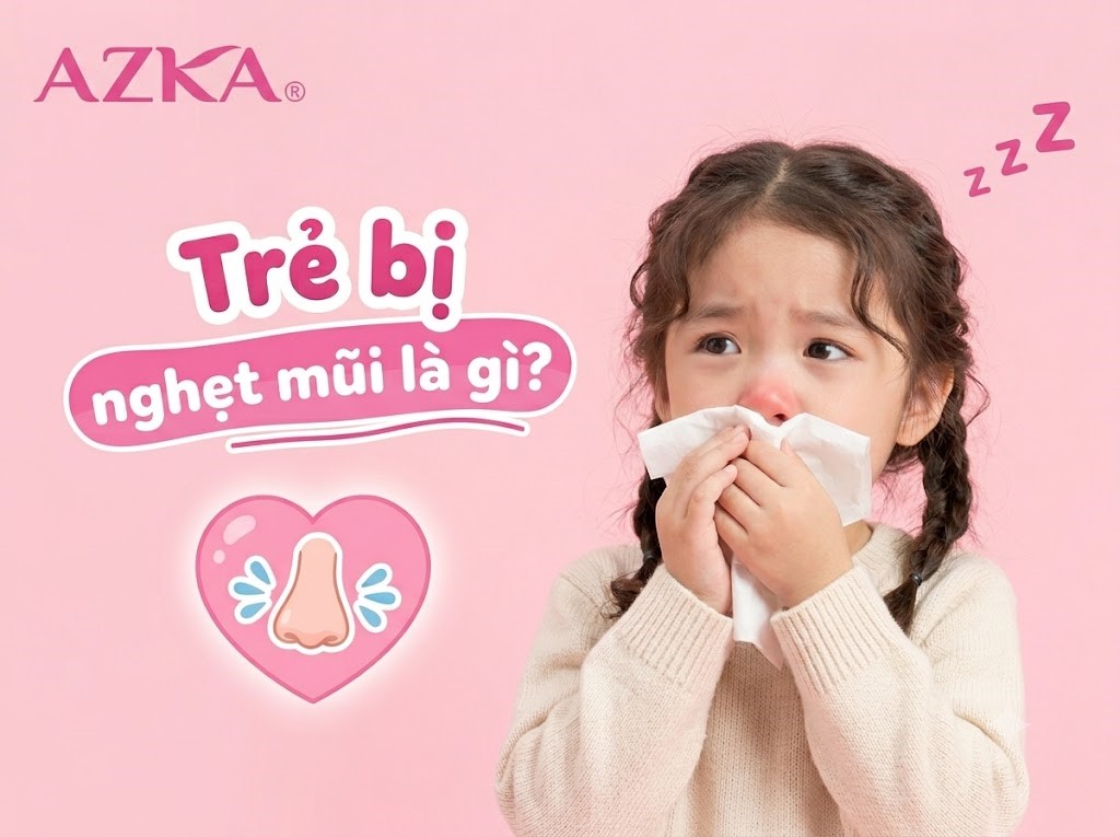 Trẻ bị nghẹt mũi là gì?