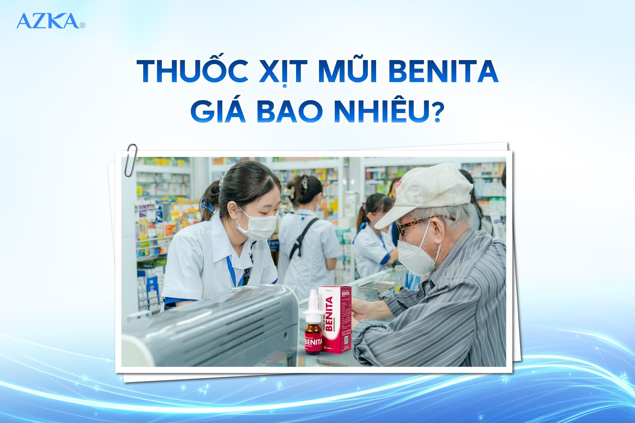 Thuốc xịt mũi Benita giá bao nhiêu?