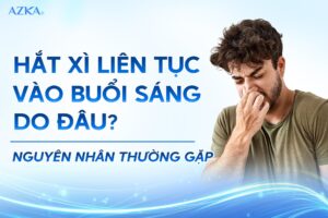 Hắt xì liên tục vào buổi sáng do đâu?